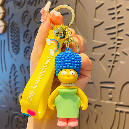 Cartoon Soft Silicone Keychain