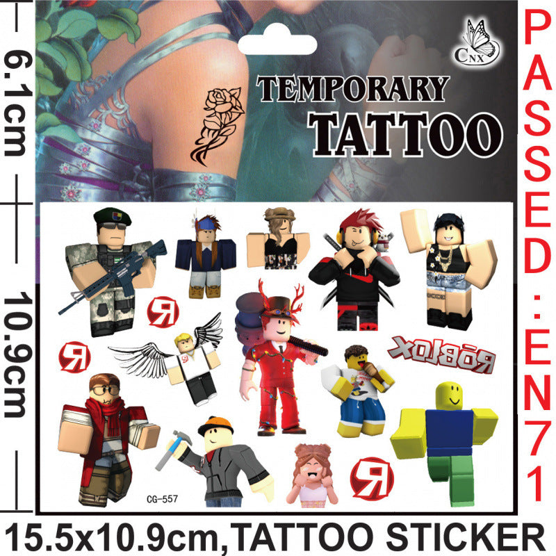 Temporary Tattoos for Kids Single Pack