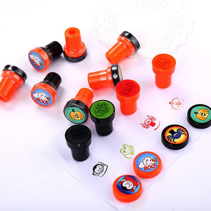 Cartoon Stamp Set – 24-Pack Halloween Kids Stamps