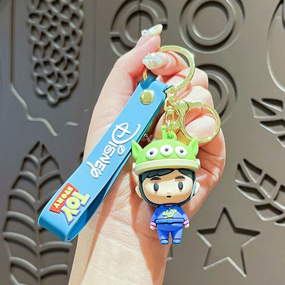 Cartoon Soft Silicone Keychain