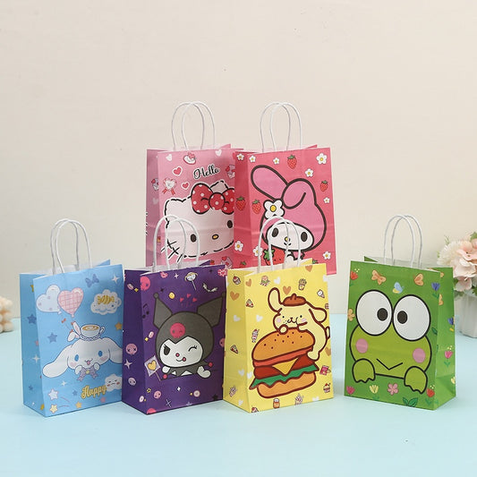Cartoon Paper Gift Bag with Handle