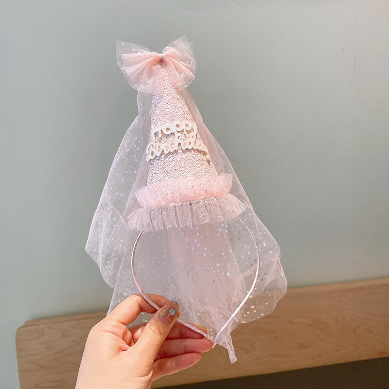 Fairy Tulle Birthday Headband – Sweet & Cute