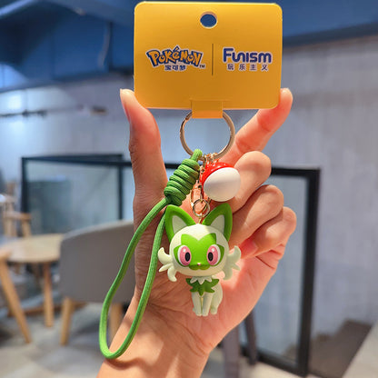Pokémon Premium Keychain Charm – Poké Ball Style with Color Strap