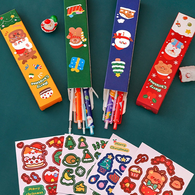 Christmas Mystery Box Gift Set – 5-Piece Surprise Stationery Kit