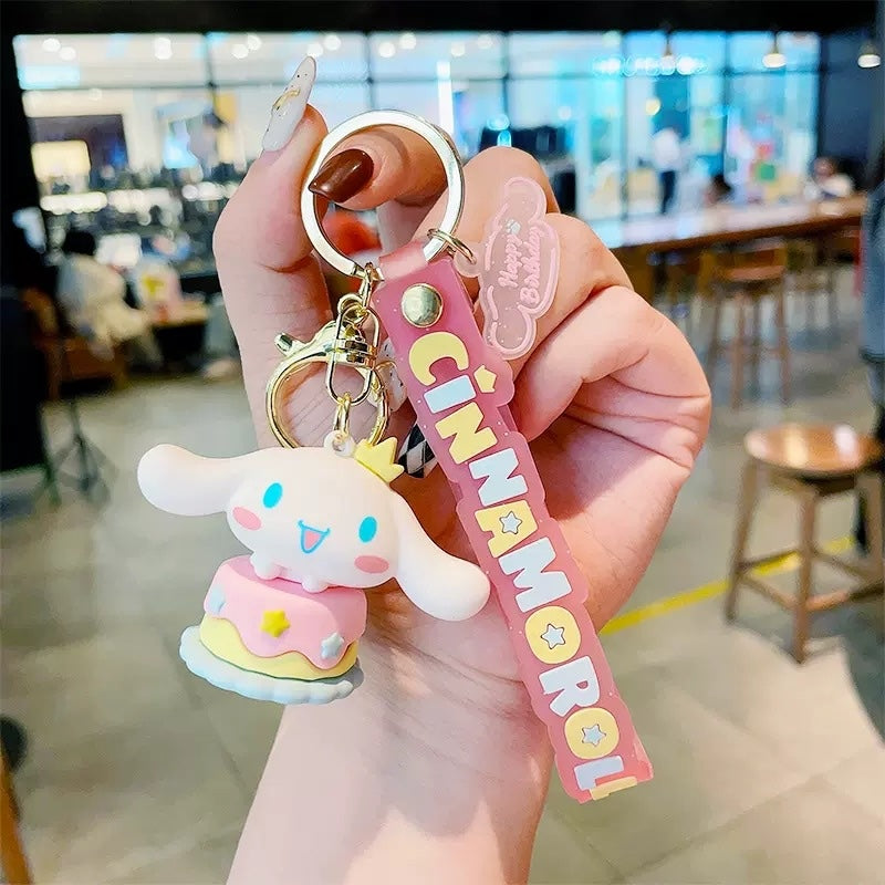 Cartoon Soft Silicone Keychain
