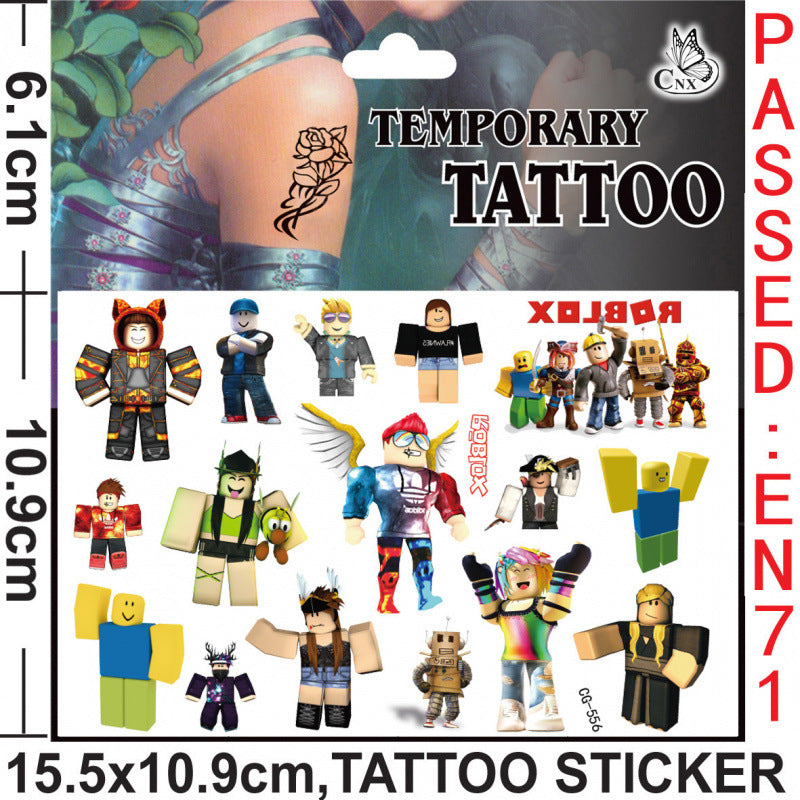 Temporary Tattoos for Kids Single Pack
