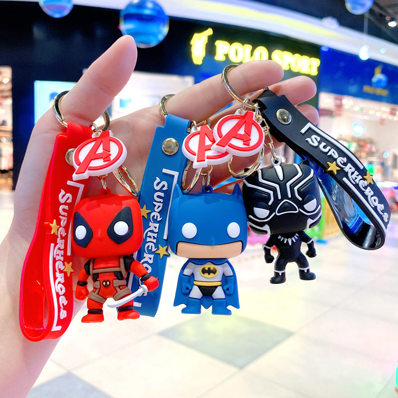 Cartoon Soft Silicone Keychain