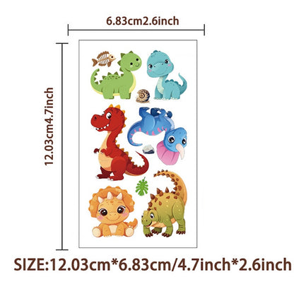 Cute Temporary Tattoos 10 Sheets - Dinosaurs