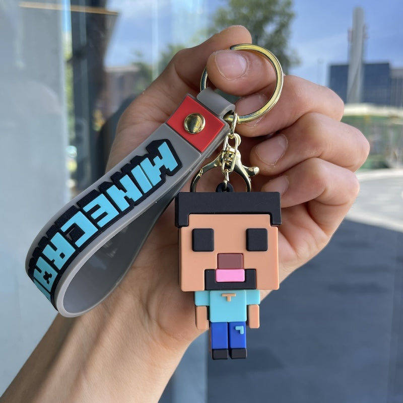 Cute Cartoon Silicone Keychain