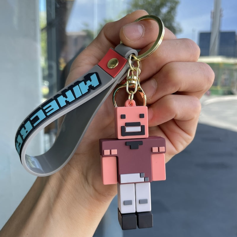 Cute Cartoon Silicone Keychain