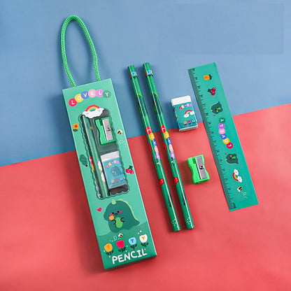 Cute Cartoon 5 PCS Stationery Set