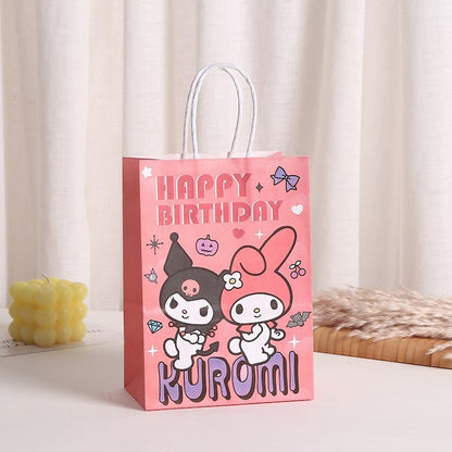 Cartoon Paper Gift Bag with Handle