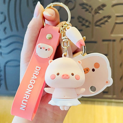 Cute Premium Cartoon Silicone Keychain