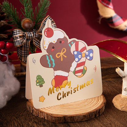 Christmas Mini Foil Greeting Cards – Pack of 10