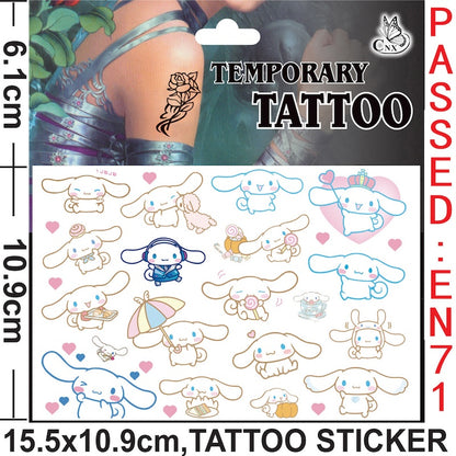 Temporary Tattoos for Kids Single Pack