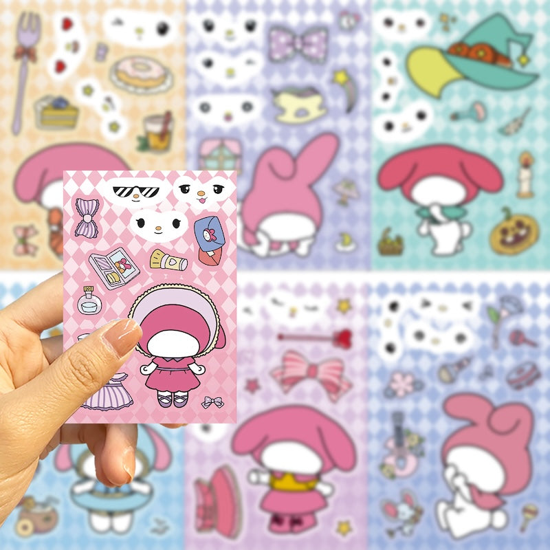 Make-a-Face DIY Sticker Set – 8 Sheets