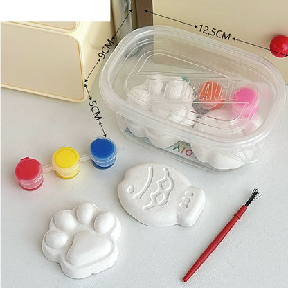 Cute Plaster Painting DIY Kit for Kids – Creative Craft Set