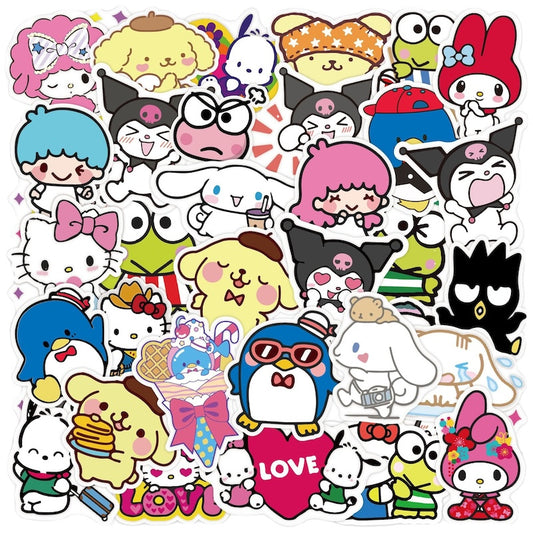 50PCS DIY Waterproof Stickers