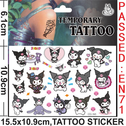 Temporary Tattoos for Kids Single Pack