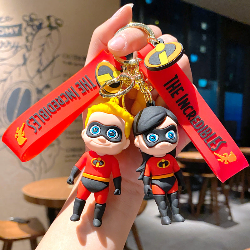 Cartoon Soft Silicone Keychain