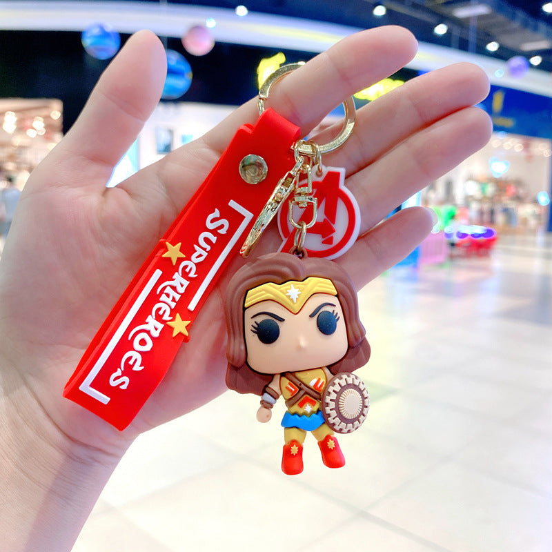 Cartoon Soft Silicone Keychain