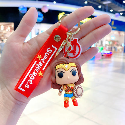 Cartoon Soft Silicone Keychain