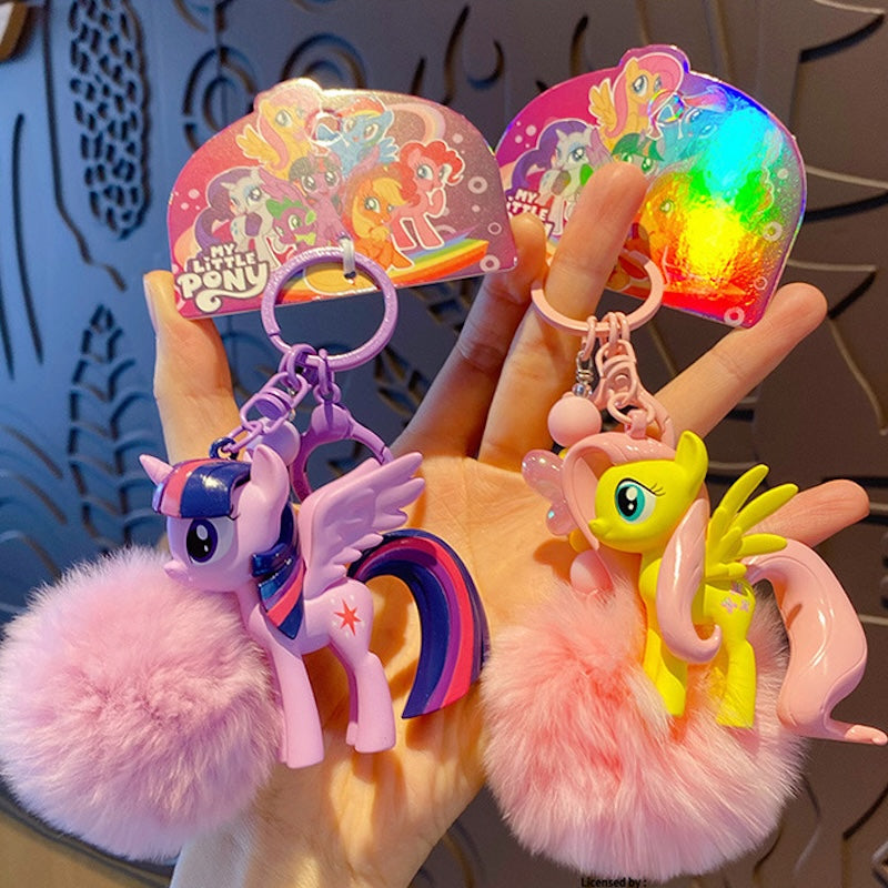 My Little Pony Pom-Pom & Beaded Keychain Collection