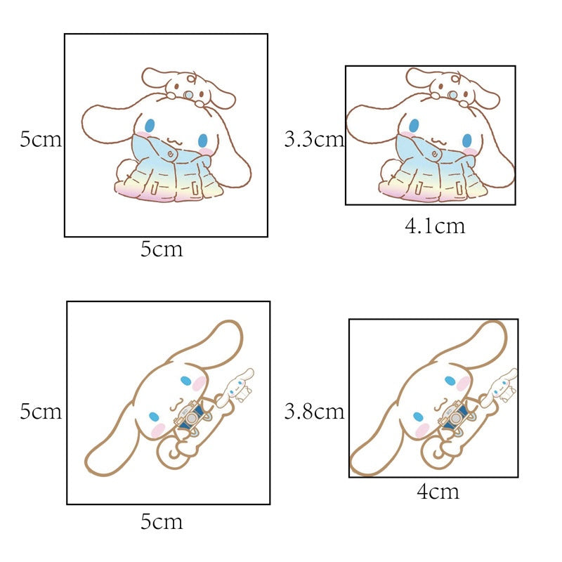 Kids Temporary Tattoo Stickers 5x5cm 20PCS Set