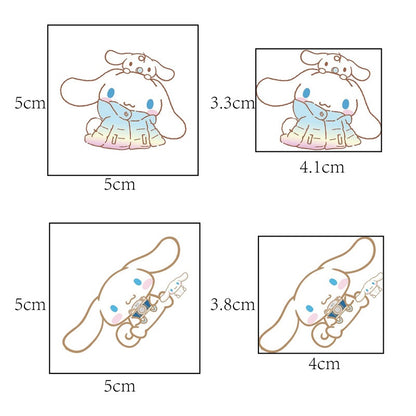 Kids Temporary Tattoo Stickers 5x5cm 20PCS Set
