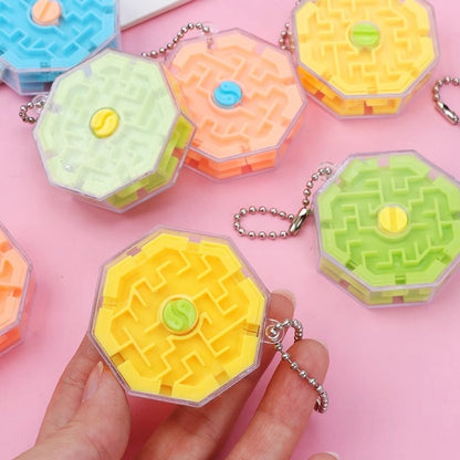 3D Ten-Sided Maze Ball Puzzle