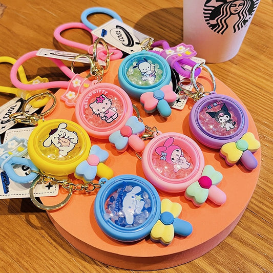 Sanrio Shaking Scented Bead Cartoon Keychain