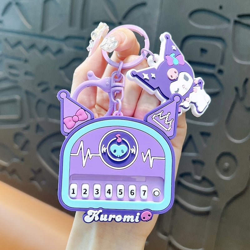 Kuromi Musical Keychain
