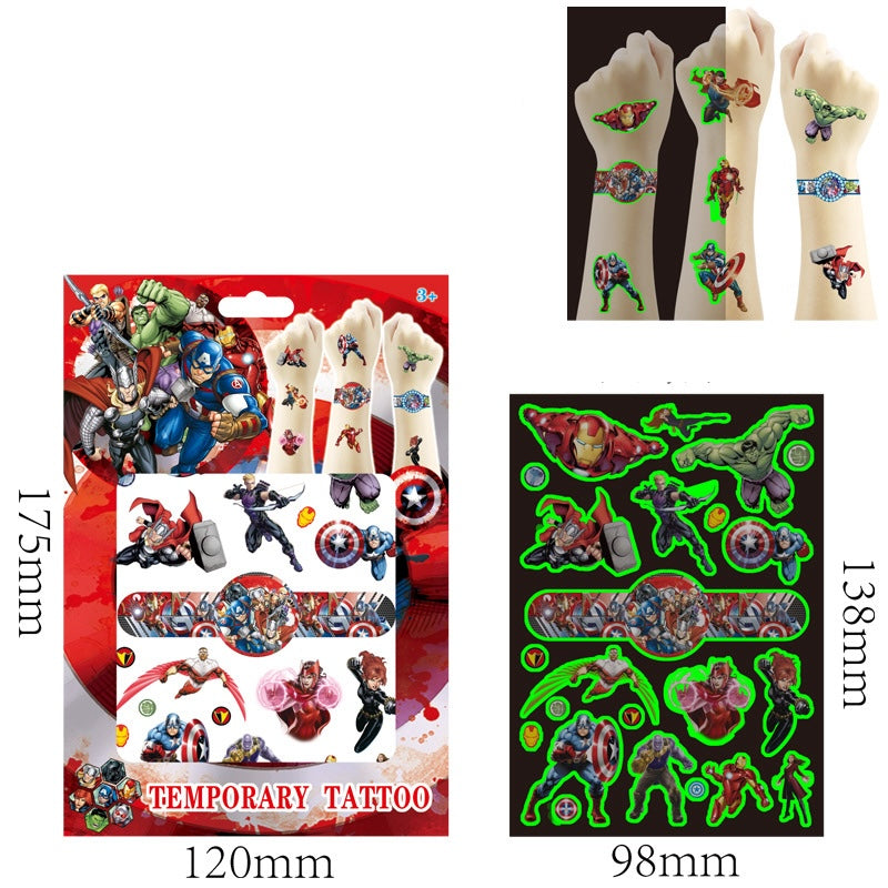Kids Temporary Tattoos 4 Sheets Gift Set