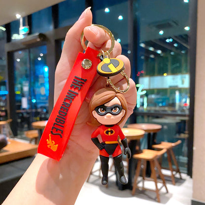 Cartoon Soft Silicone Keychain