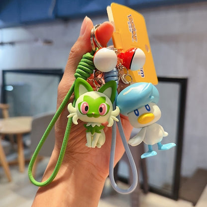 Pokémon Premium Keychain Charm – Poké Ball Style with Color Strap