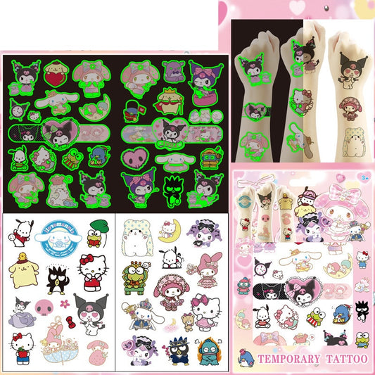 Kids Temporary Tattoos 4 Sheets Gift Set