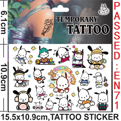 Temporary Tattoos for Kids Single Pack