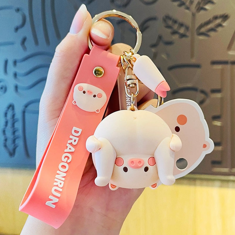 Cute Premium Cartoon Silicone Keychain