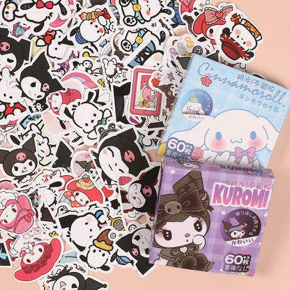 Cute Waterproof Sticker Gift Box – 63PCS Set