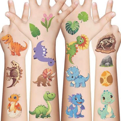 Cute Temporary Tattoos 10 Sheets - Dinosaurs