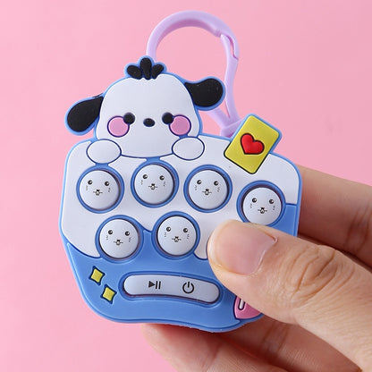 Mini Whack-a-Mole Handheld Game Keychain – Light-Up Fidget Toy
