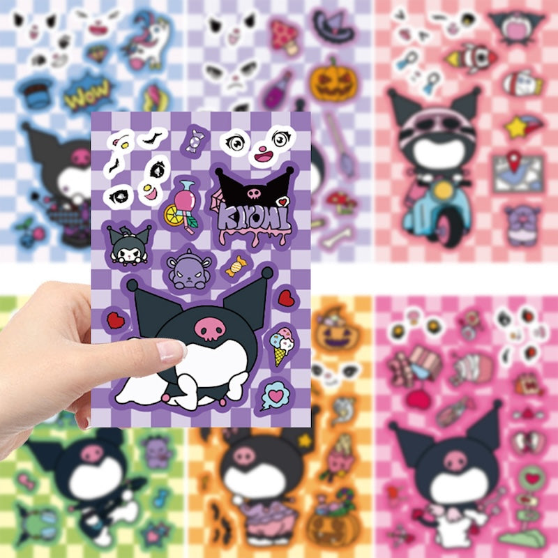 Make-a-Face DIY Sticker Set – 8 Sheets
