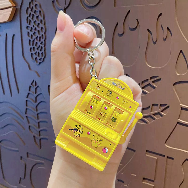 Cute Cartoon Pull-to-Reveal Keychain
