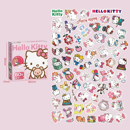 Cute Waterproof Sticker Gift Box – 63PCS Set