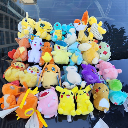 Cute Cartoon Plush Keychain Charms