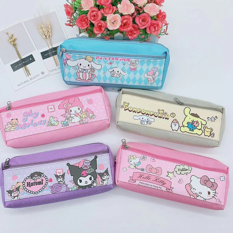 Cute Cartoon Fabric Pencil Case for Kids