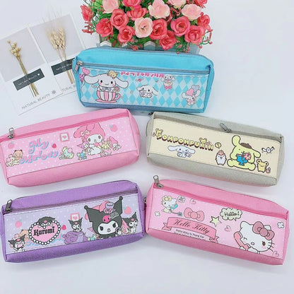 Cute Cartoon Fabric Pencil Case for Kids