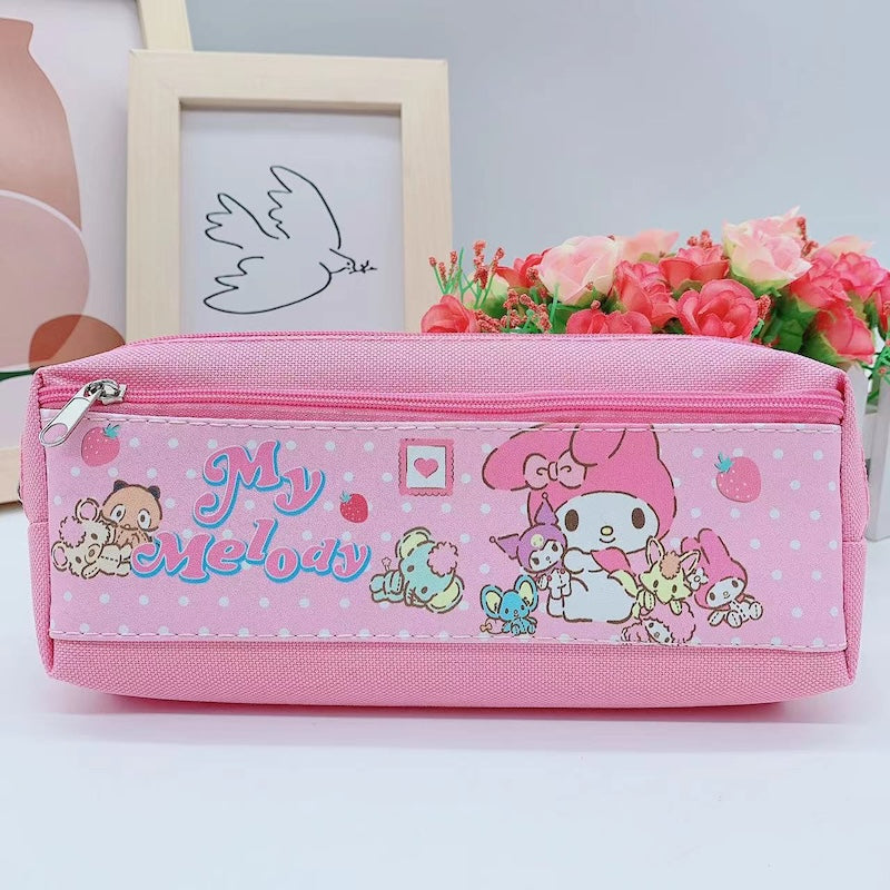 Cute Cartoon Fabric Pencil Case for Kids