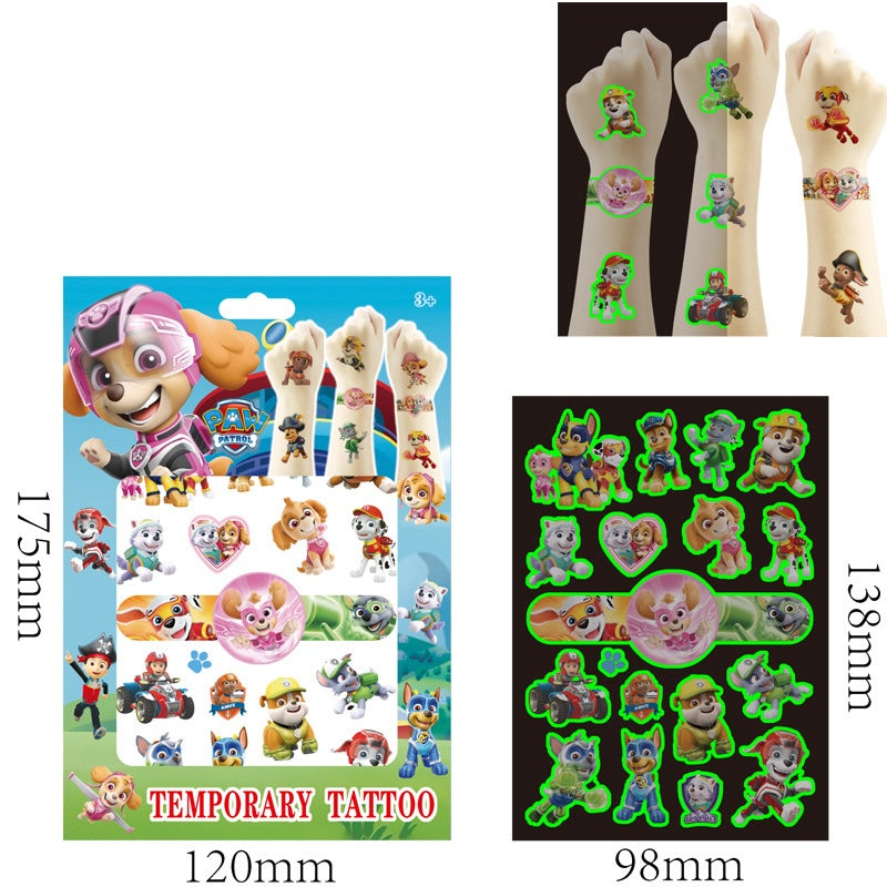 Kids Temporary Tattoos 4 Sheets Gift Set
