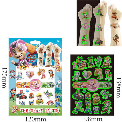 Kids Temporary Tattoos 4 Sheets Gift Set